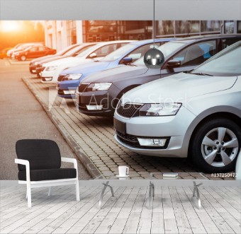 Picture of Cars in parking lot